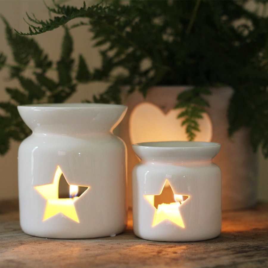 Ceramic Star Candle Holders