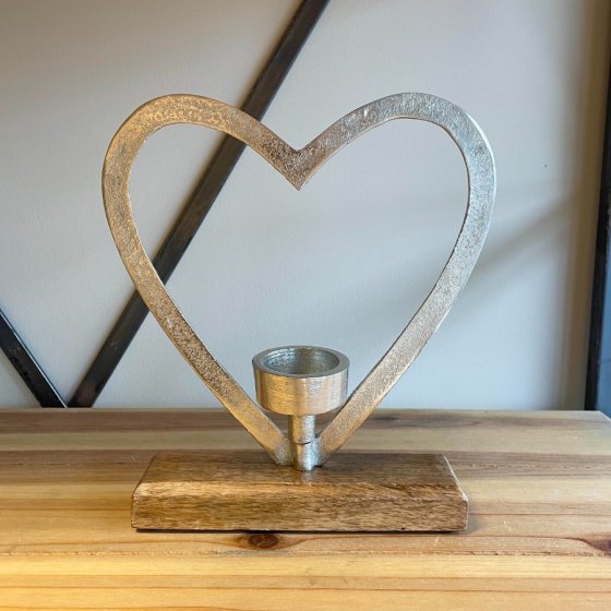 Heart-Shaped Tealight Holder