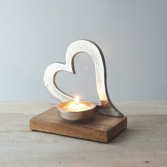 Heart-Shaped Tealight Holder