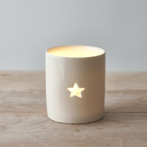 Star Cutout Candle Holder