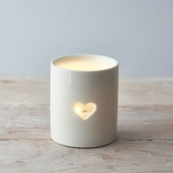 Heart-Shaped Candle Holder