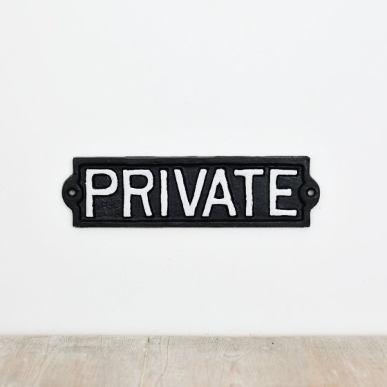 Private Property Sign