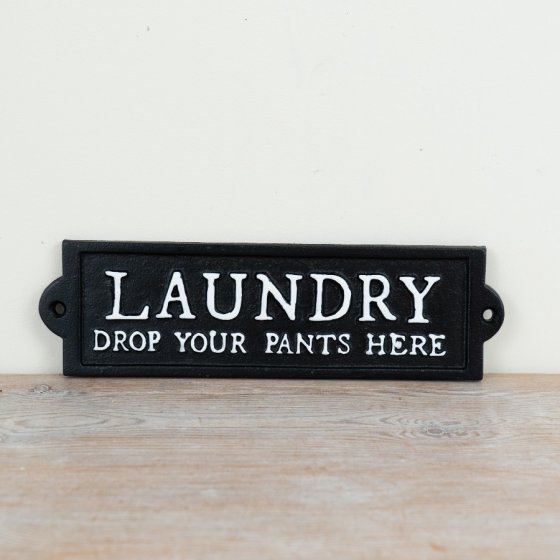 Laundry Wall Sign