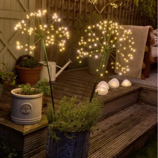 Solar-Powered Dandelion LED Light