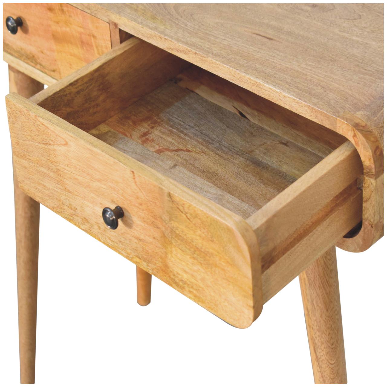 Wooden Console Table with Drawers