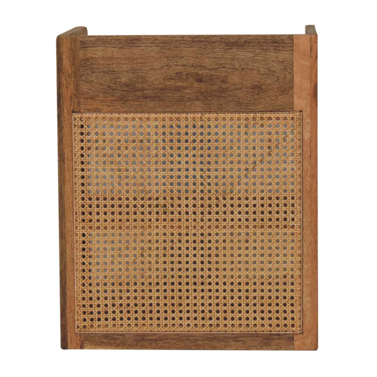 Bedside Table with Drawer and Shelves