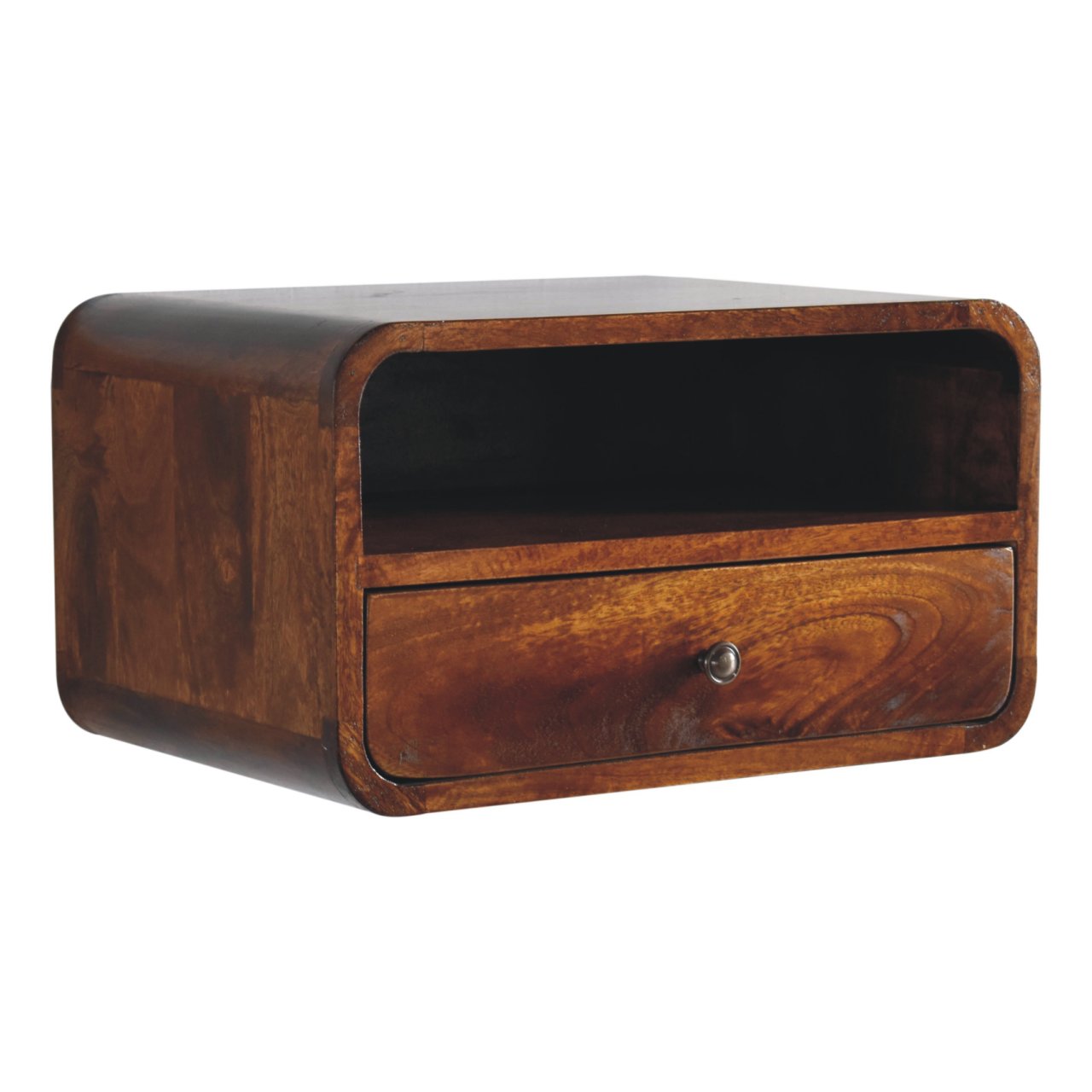 Wall-Mounted Storage Shelf with Drawer