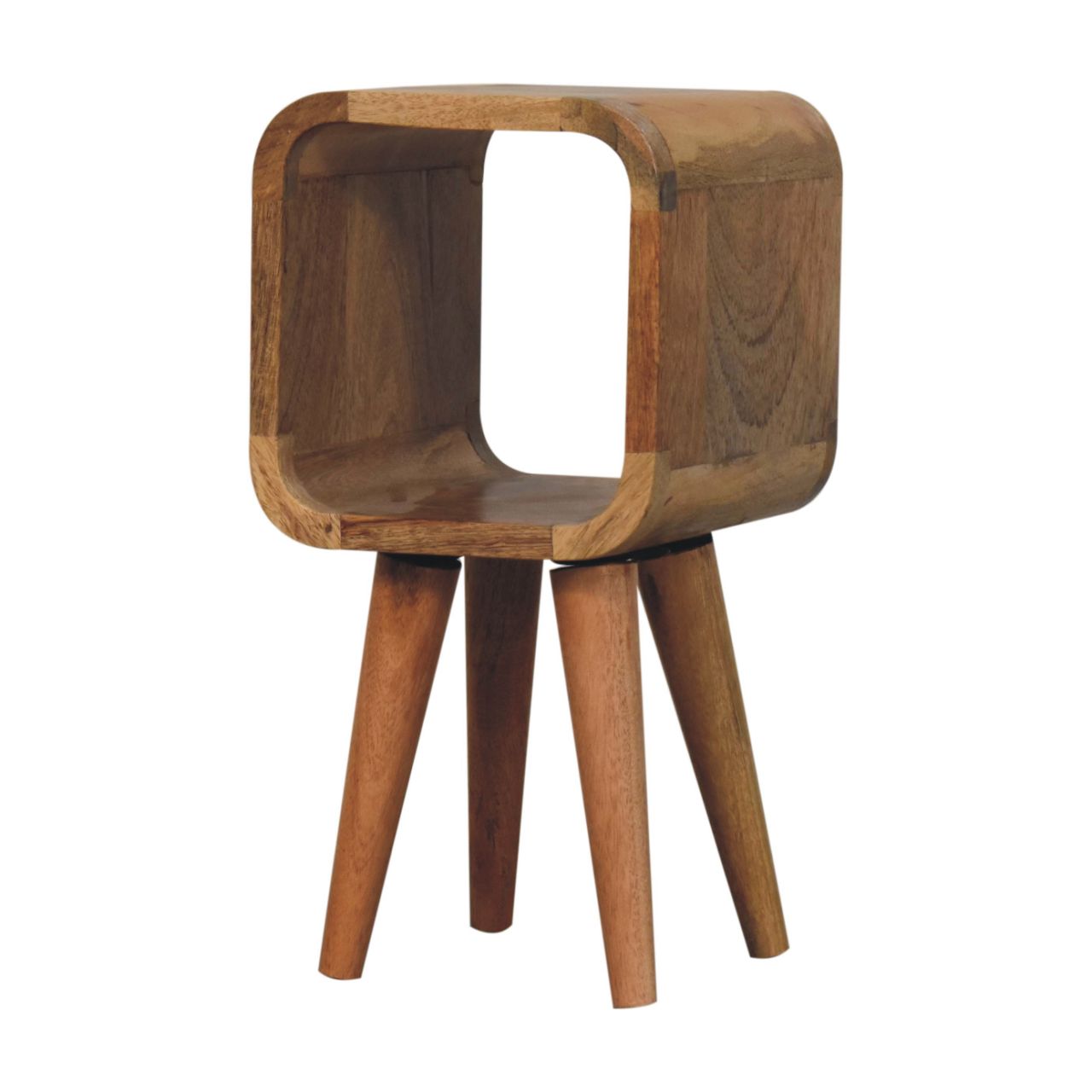 Wooden Stool Side Table