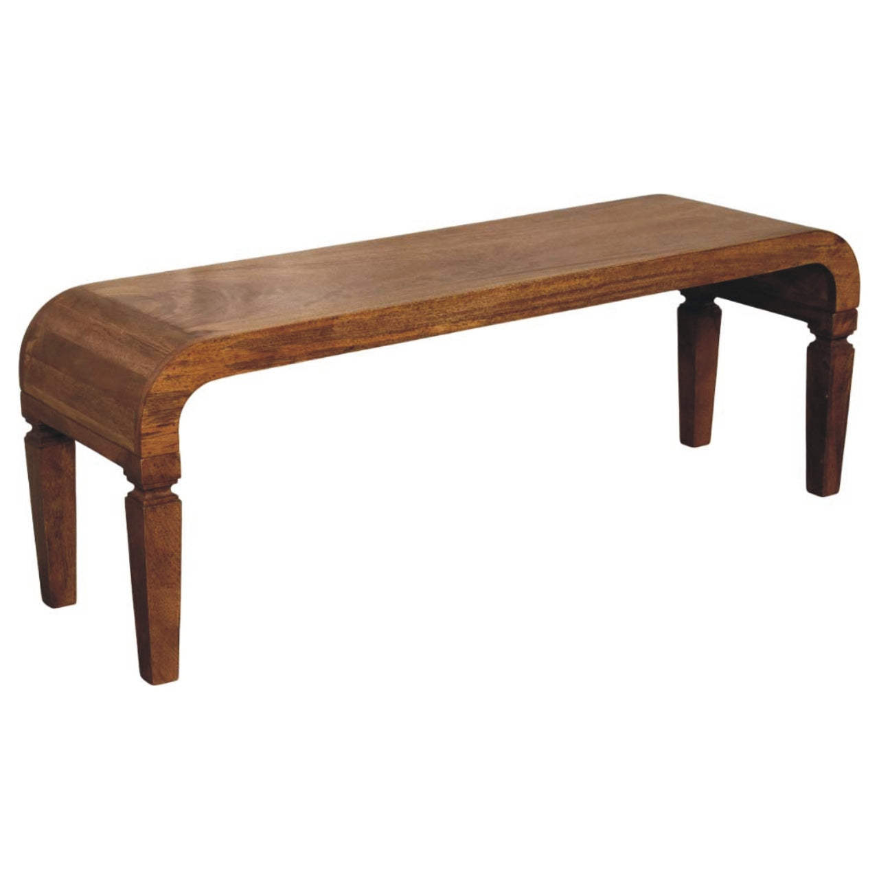 Arched End Wooden Bench