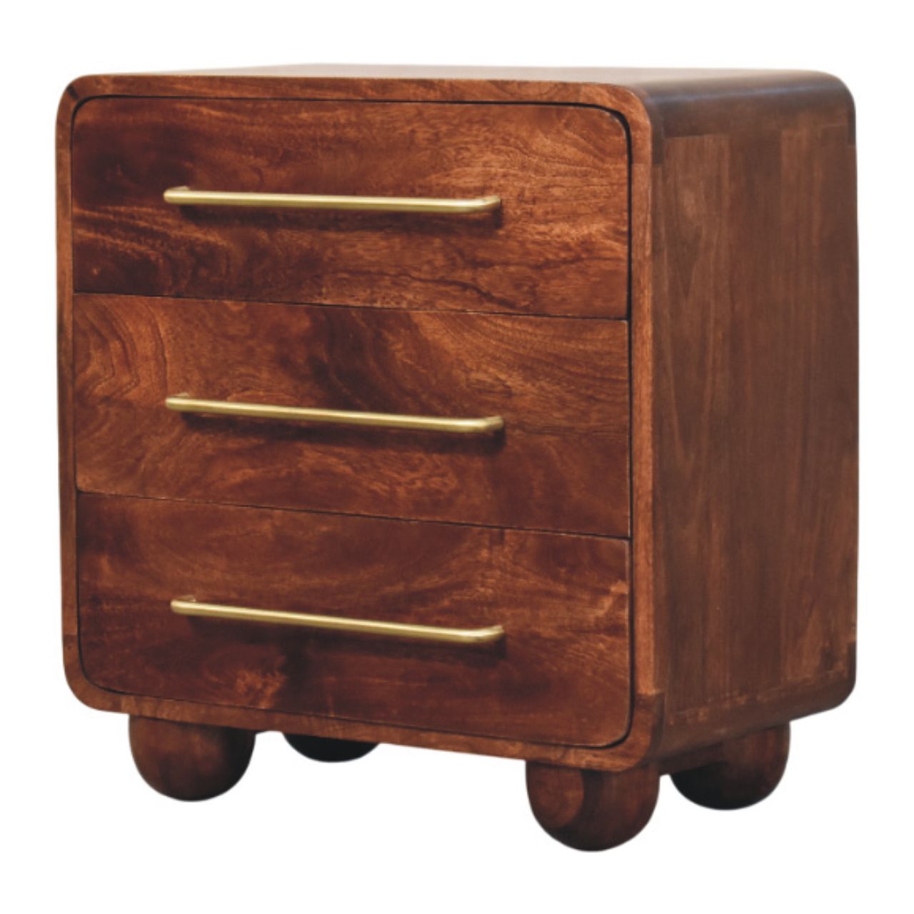 Three-Drawer Nightstand