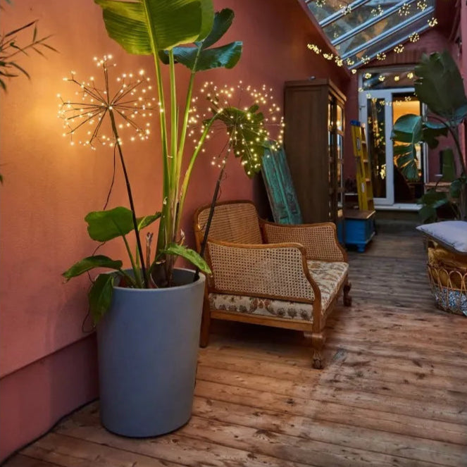 Solar-Powered Dandelion Garden Light