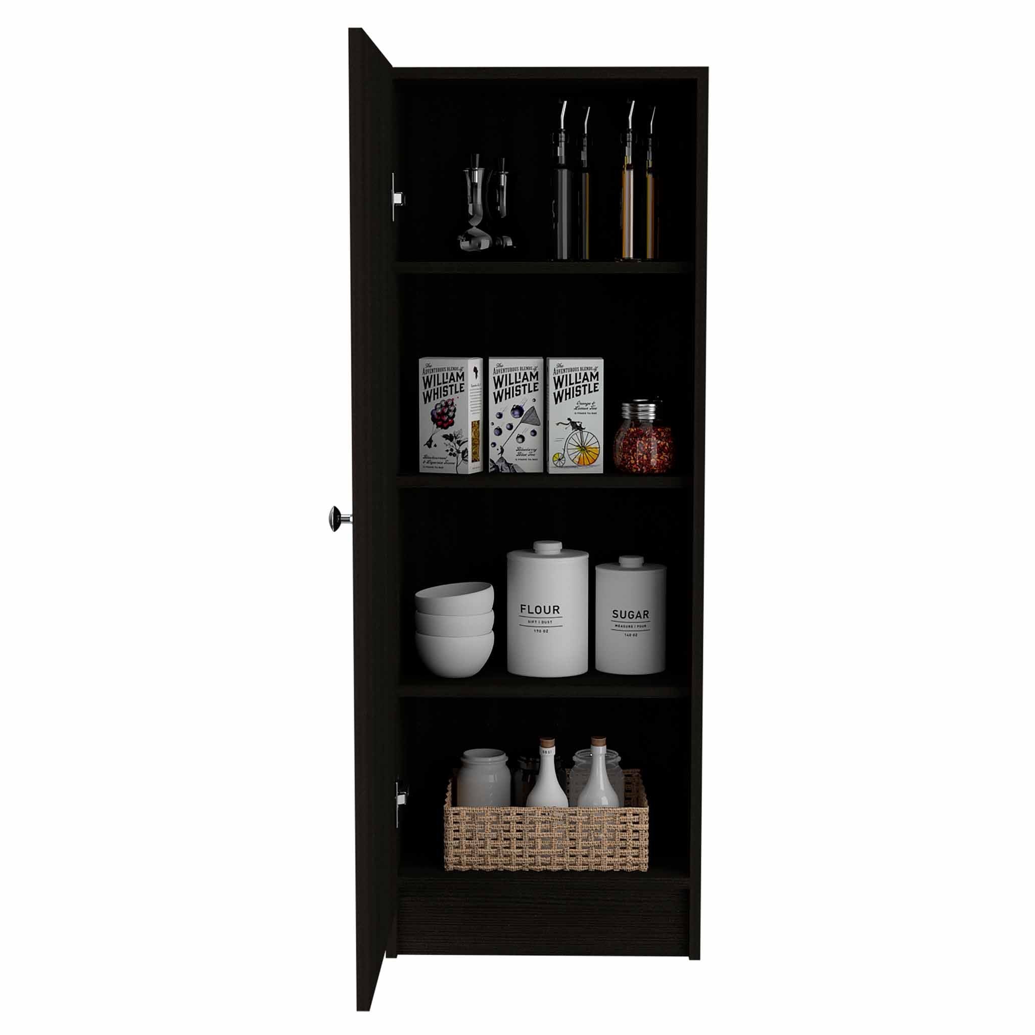 Modern Single Door Pantry Cabinet