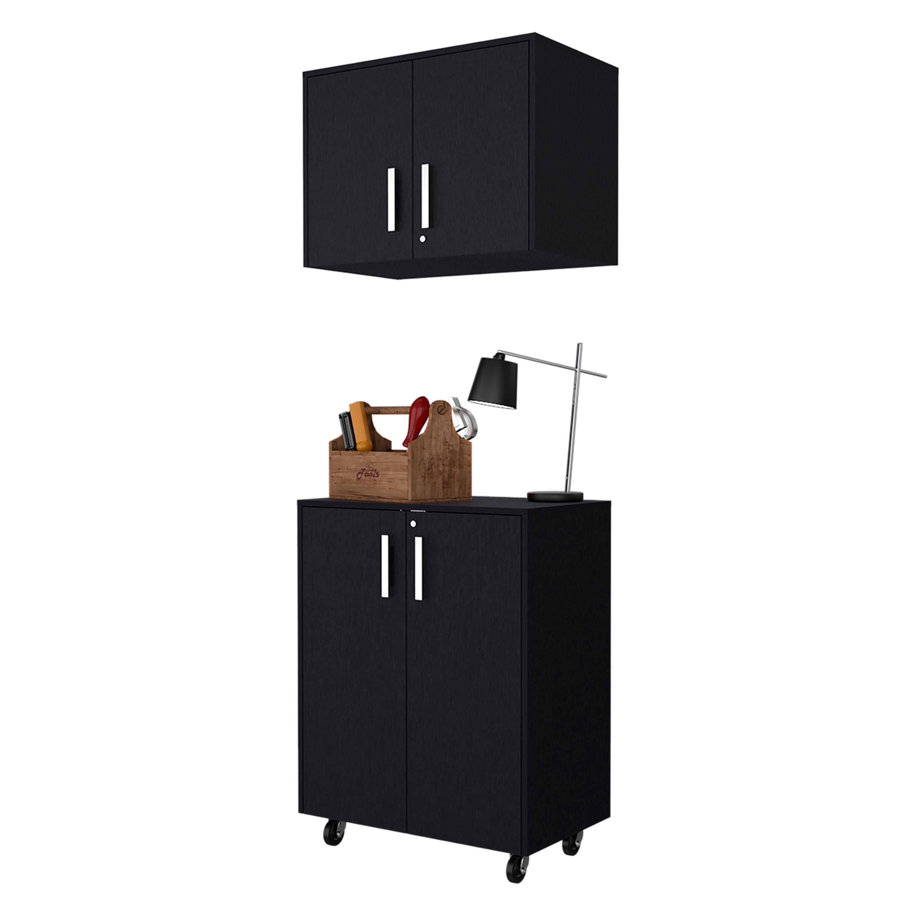 Premium Garage Storage Cabinet Set