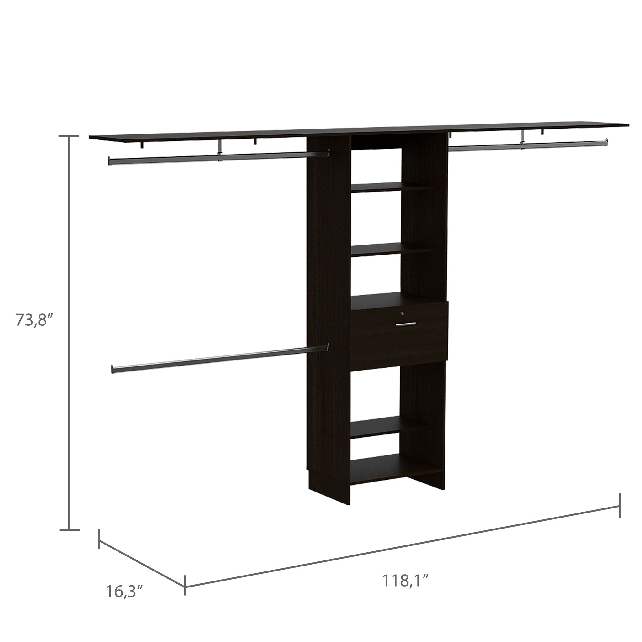 Modern Closet Organizer System