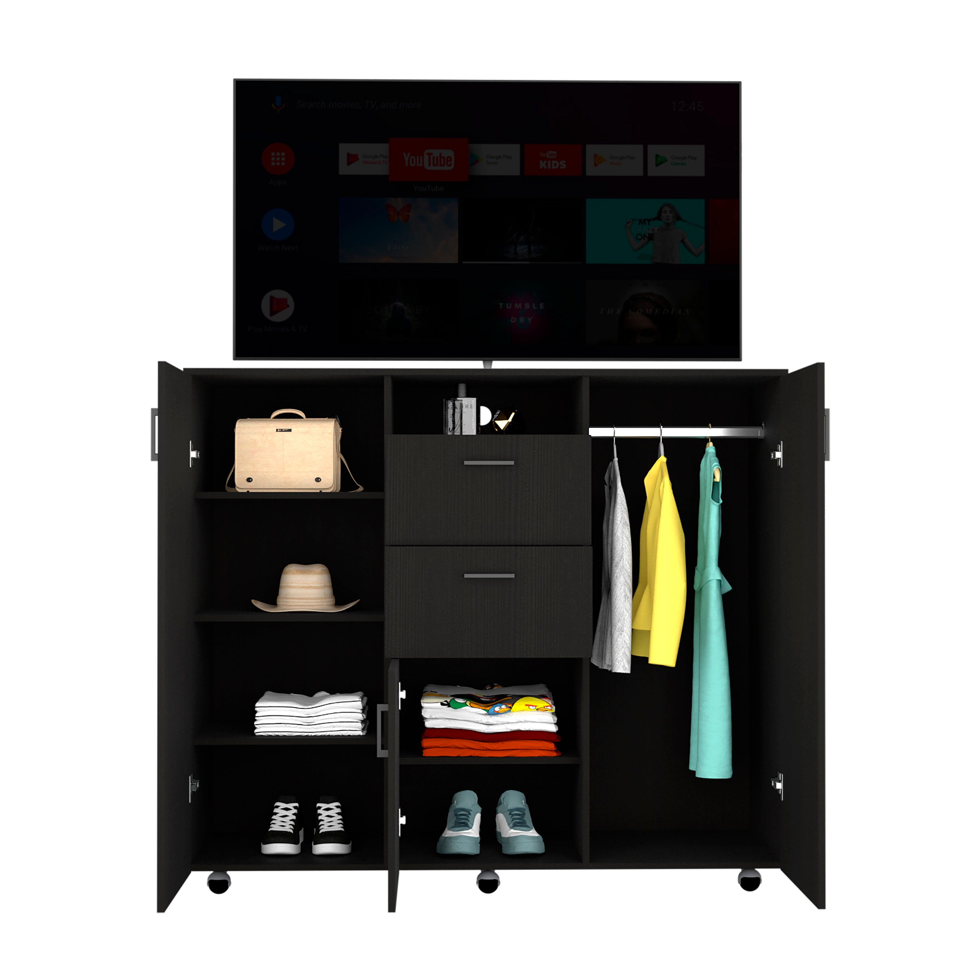CLW6470LETNATWO-DOORCABINETDRESSERBLACKFrontopen.jpg