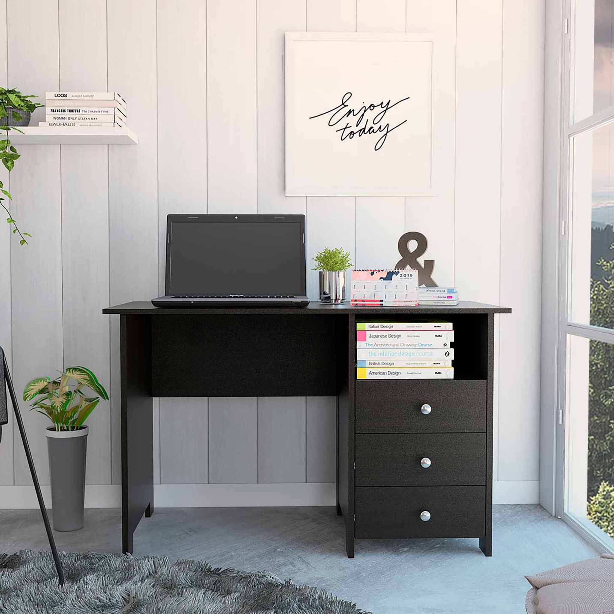 Modern Computer Desk with Storage