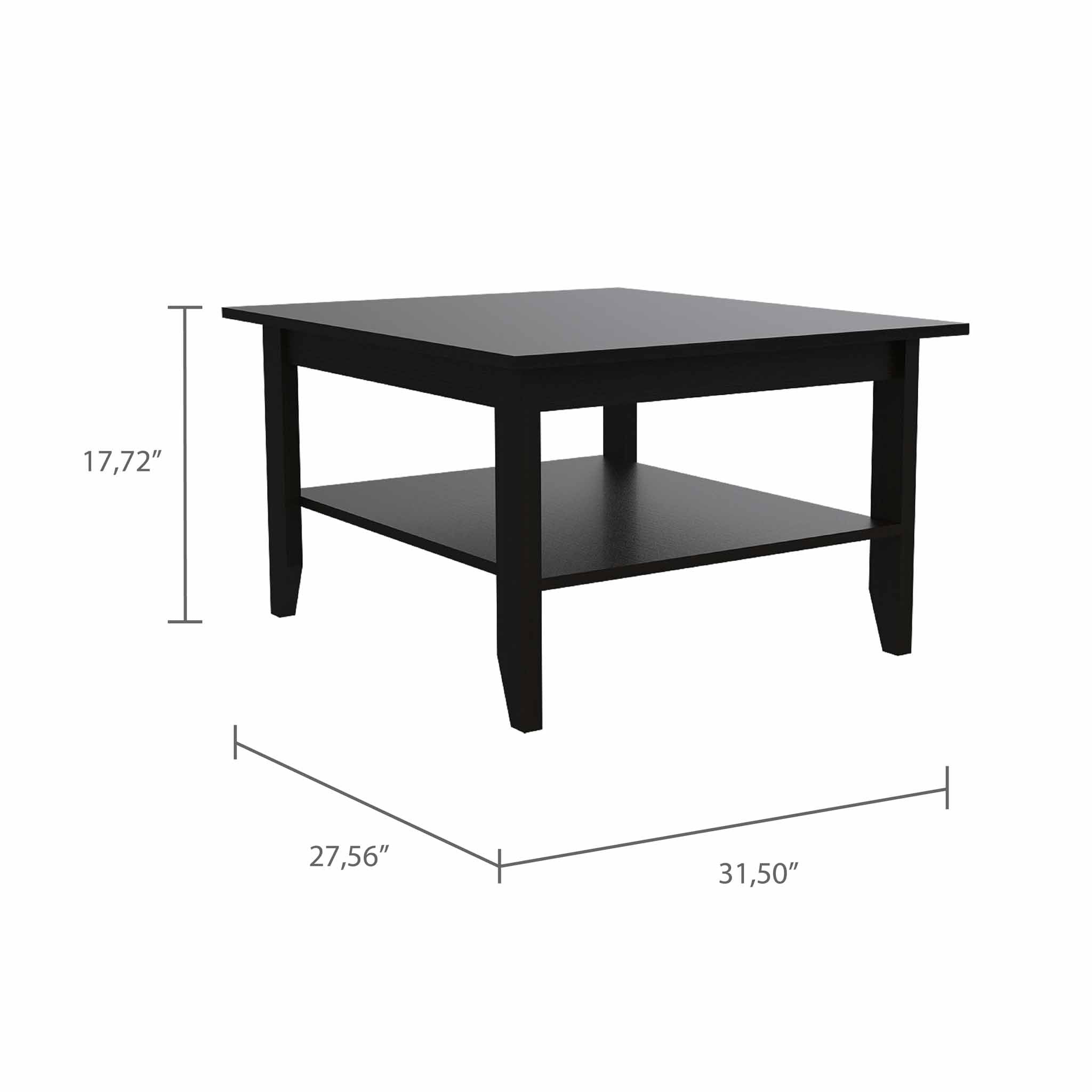 Modern Coffee Table with Spacious Storage