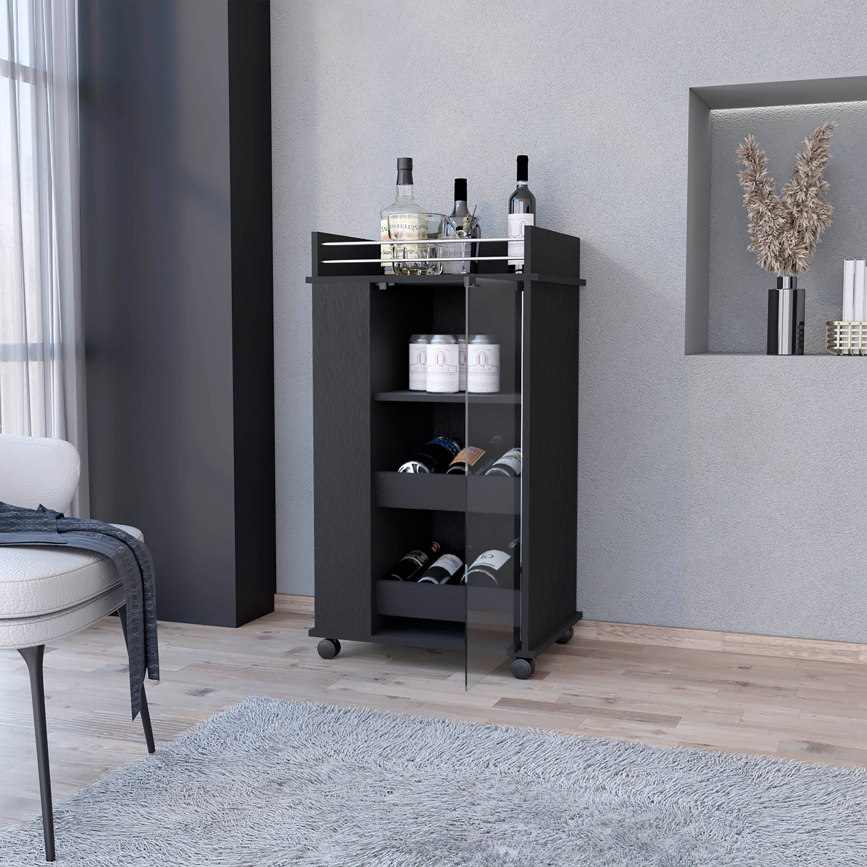 Premium Mobile Bar Cart