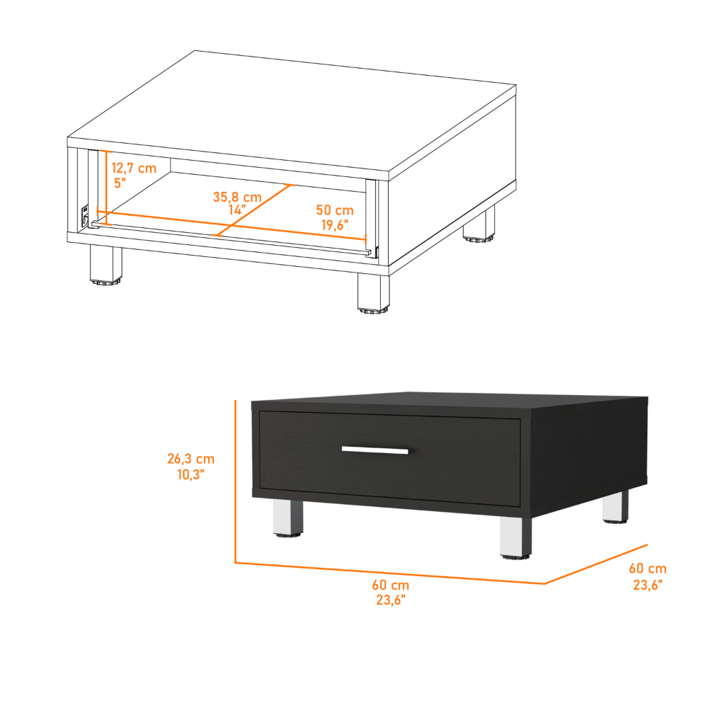 Modern Coffee Table with Drawer