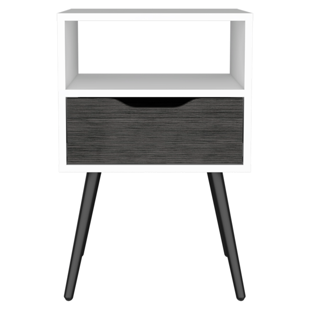 Modern Bedroom Nightstand with Storage