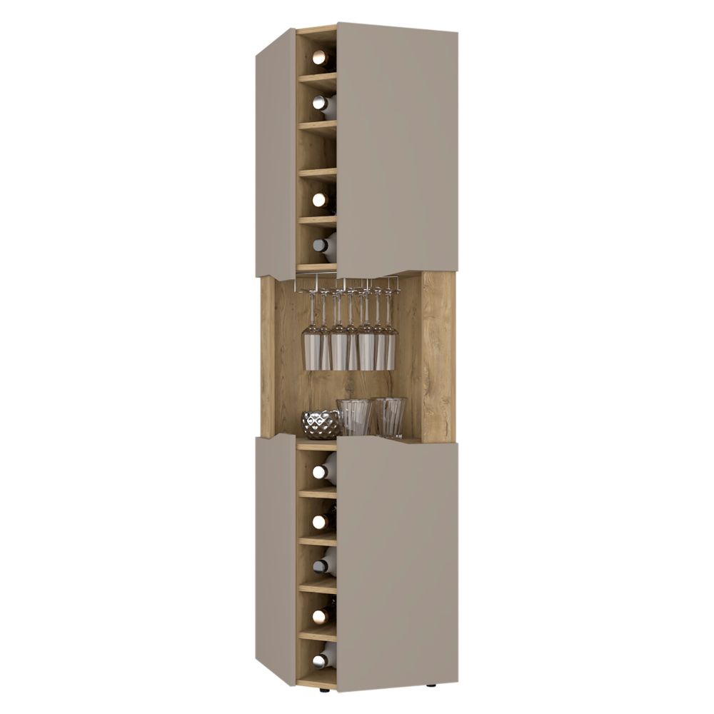 Elegant Corner Bar Cabinet