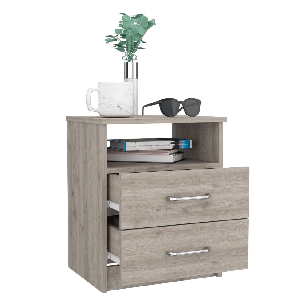 Premium Bedroom Nightstand with Storage