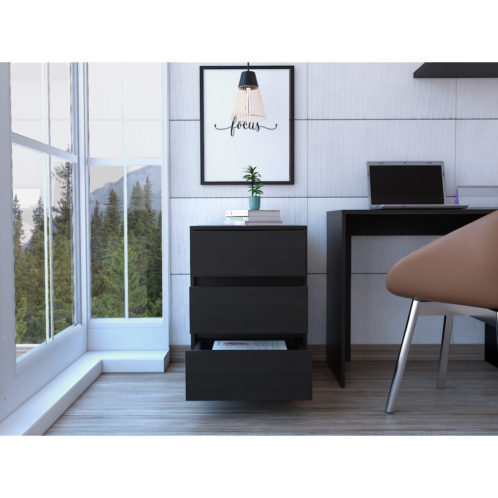 Opened-decorbackground-FM5975ALW-FM-ViennaThreeDrawers-BlackWengue-HomeOffice-FilingCabinet-Filecabinet-Officecabinet-Officefilingcabin.png